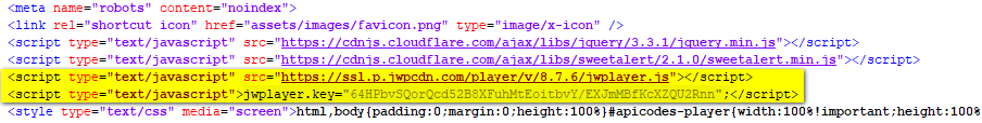 Change JWPlayer Version